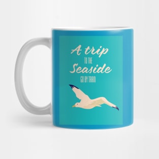 A Trip to the Seaside by train Mug